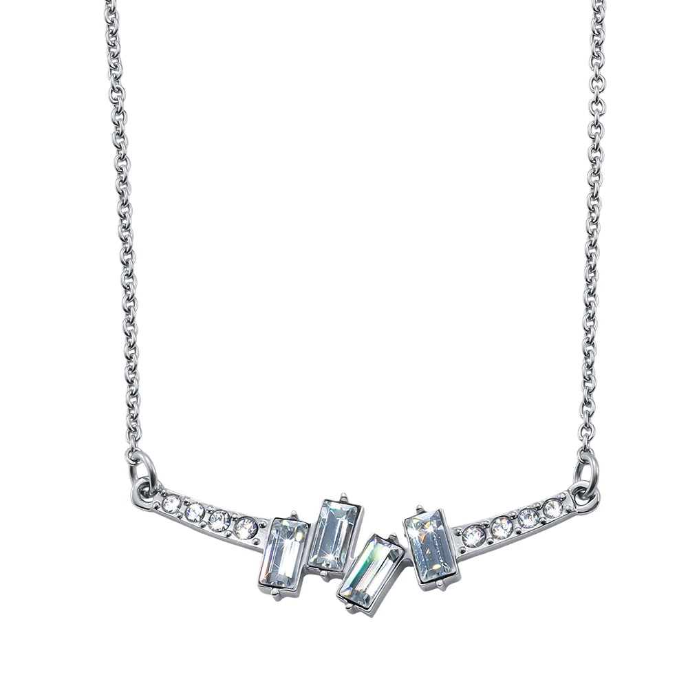CRYSTalp Elegantný náhrdelník s kryštálmi Impress 32216.R