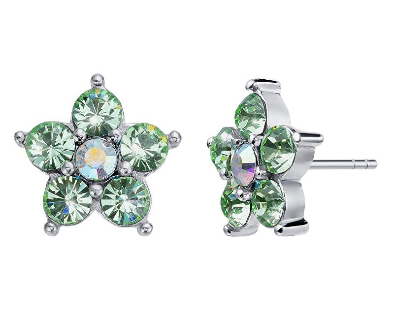 CRYSTalp Játékos fülbevaló kristályokkal Party Flower 40545.PER.R