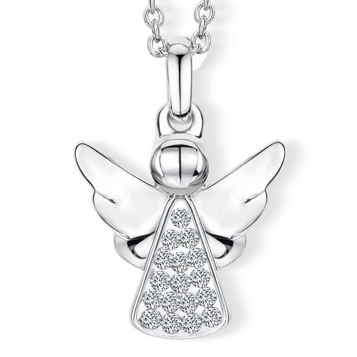 CRYSTalp Nádherný náhrdelník s anjelikom 30351.CRY.R