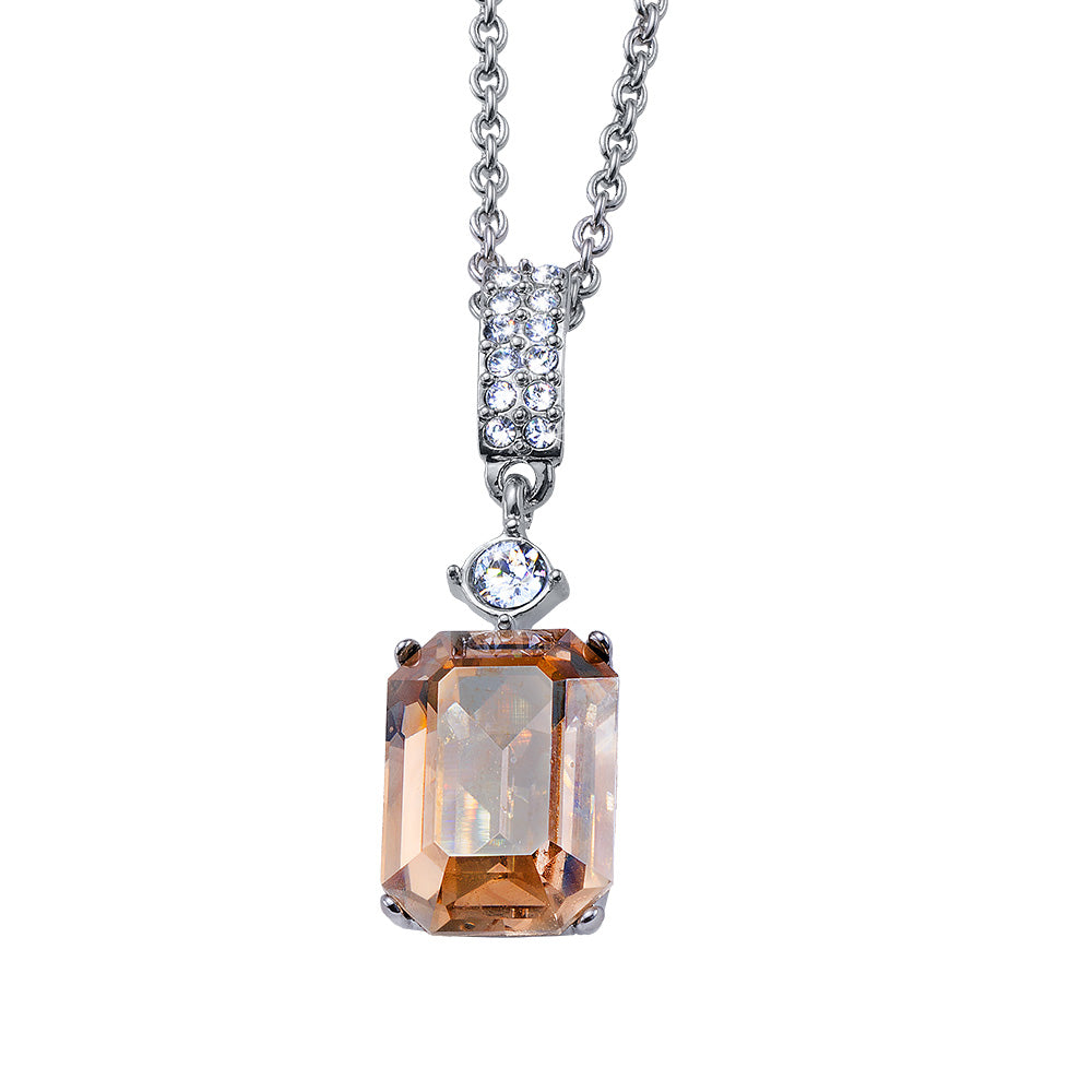 Levně CRYSTalp Okouzlující náhrdelník s krystaly Jazz 32212.GSH.R