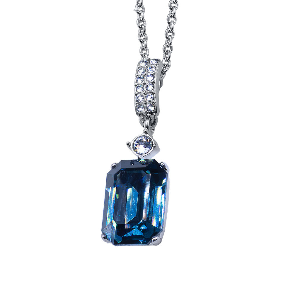 Levně CRYSTalp Okouzlující náhrdelník s krystaly Jazz 32212.MON.R
