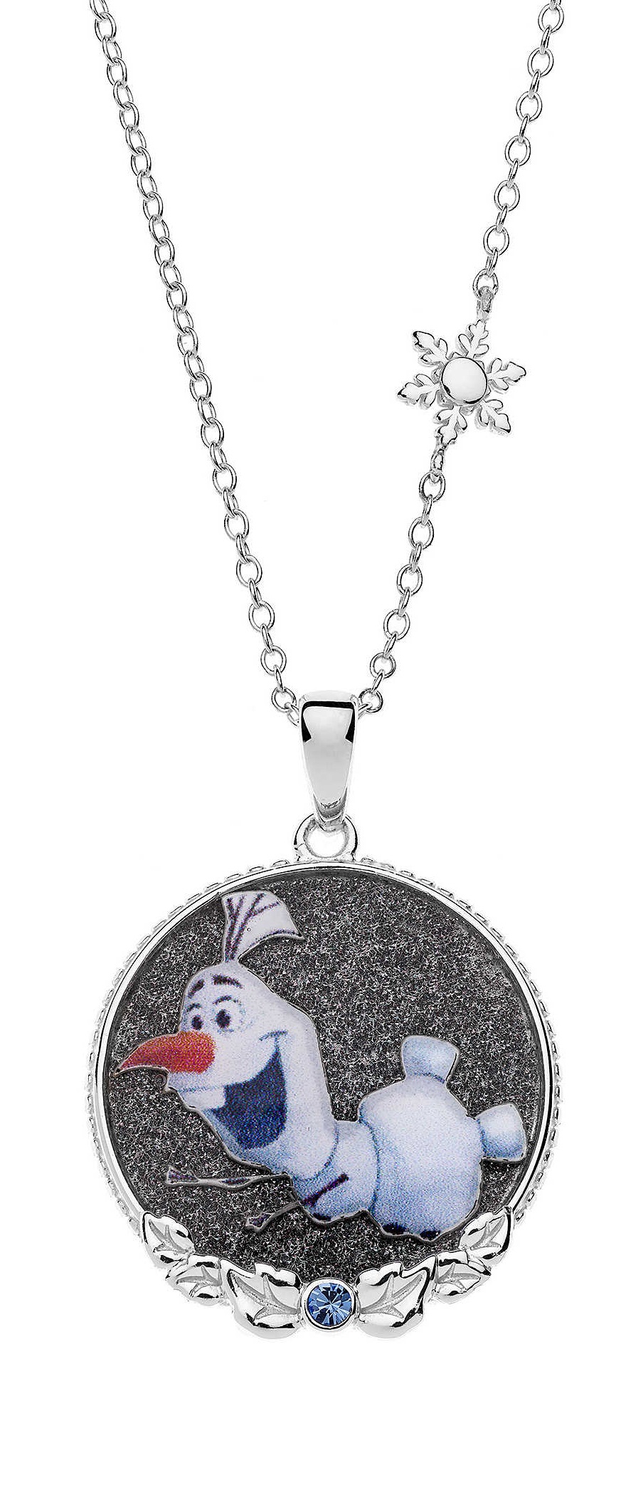 Disney Hravý dievčenský náhrdelník Olaf Frozen CS00010SRJL-P.CS