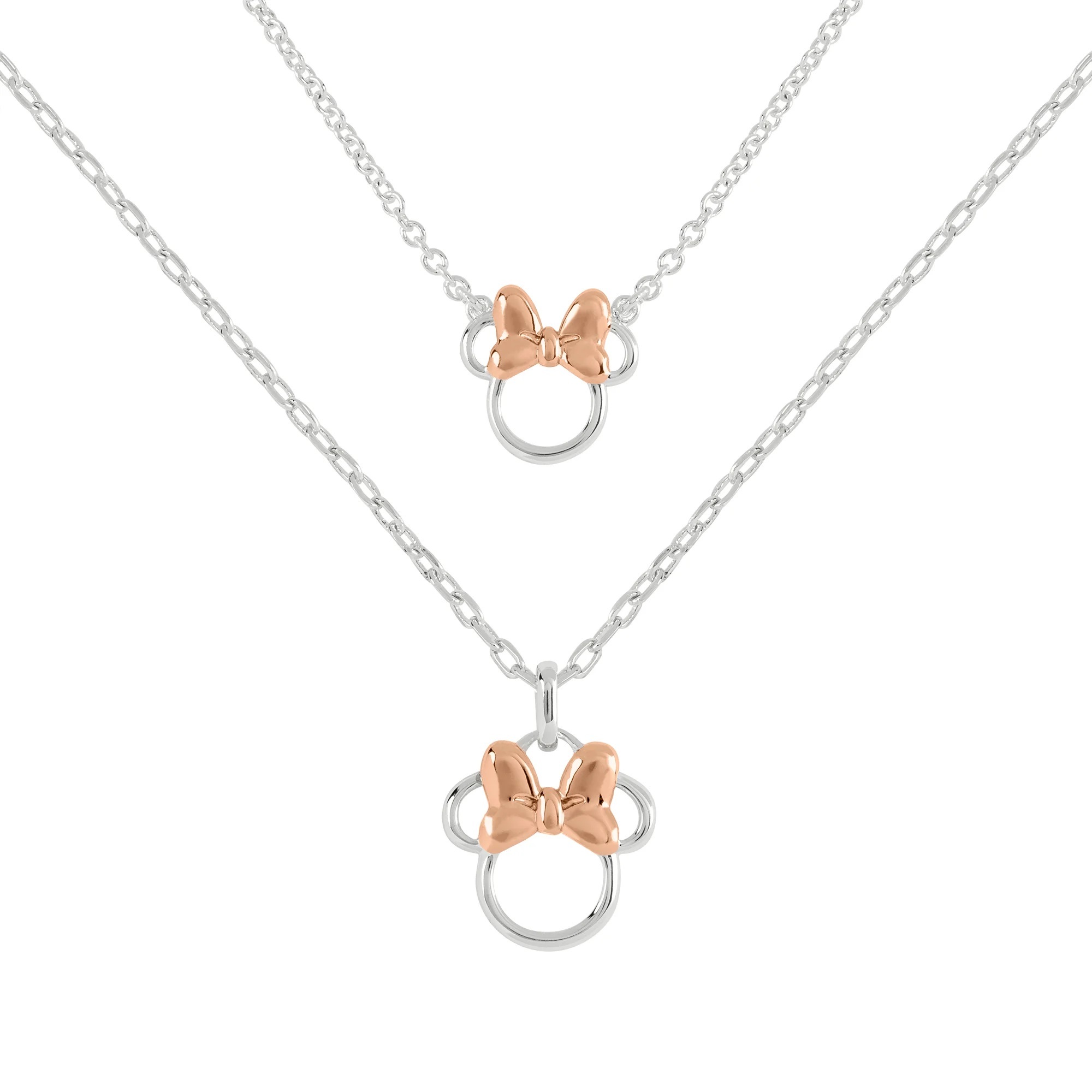 Levně Disney Krásná sada šperků pro matku s dcerou Minnie Mouse SF00487TL.CS