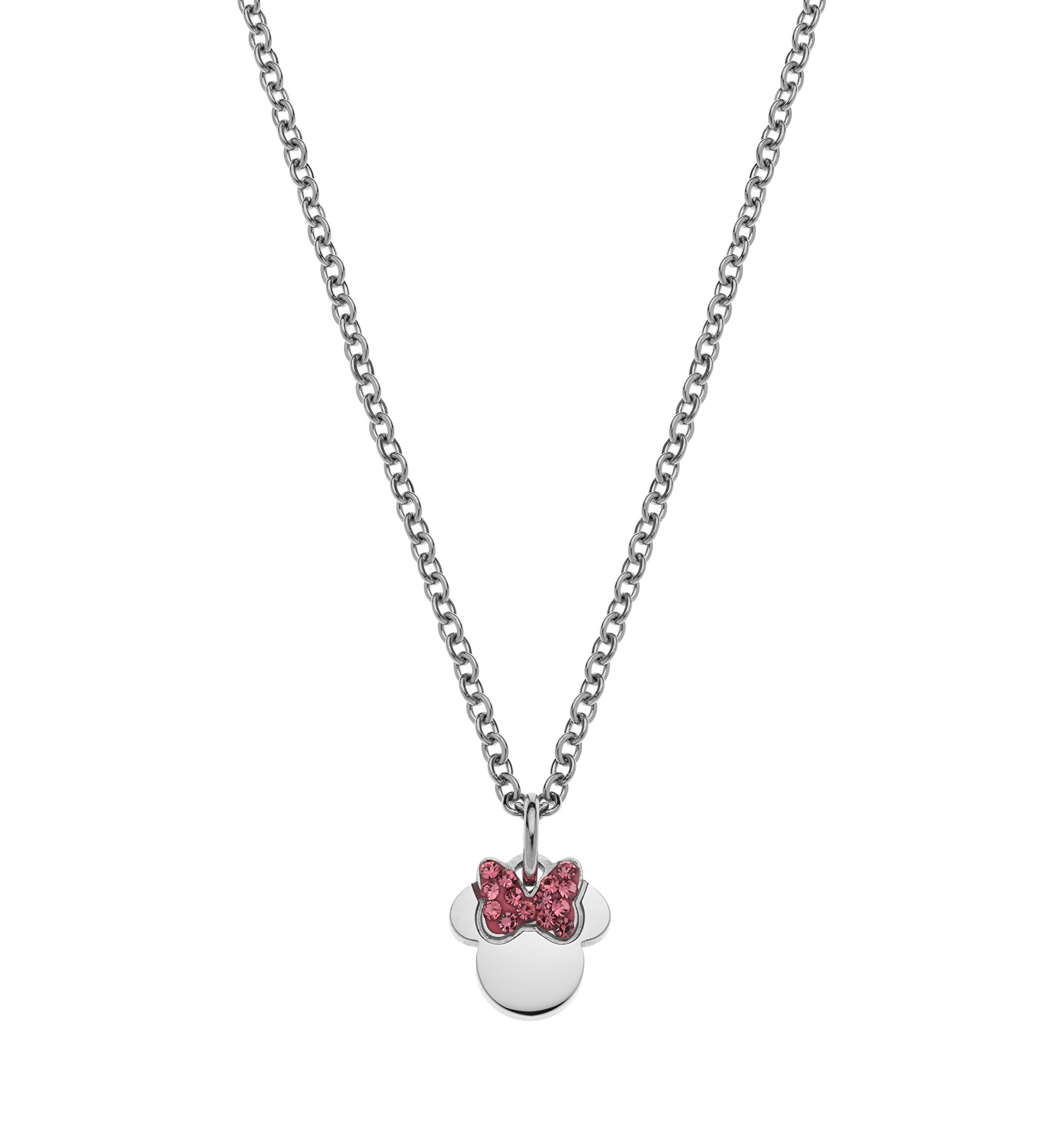Levně Disney Krásný ocelový náhrdelník Minnie Mouse N600583RPL-B.CS