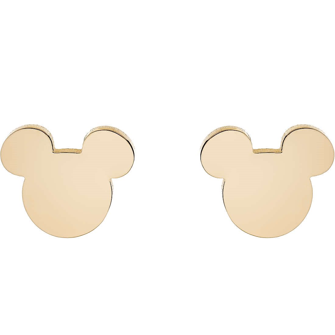 Levně Disney Minimalistické pozlacené náušnice Mickey Mouse E600179YL-B.CS
