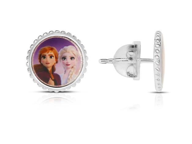 Levně Disney Půvabné dívčí náušnice Anna a Elsa Frozen ES00023SL.CS
