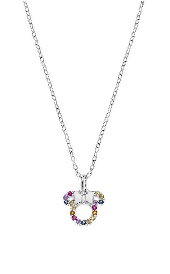 Disney Půvabný stříbrný náhrdelník Minnie Mouse NS00032SZML-157.CS