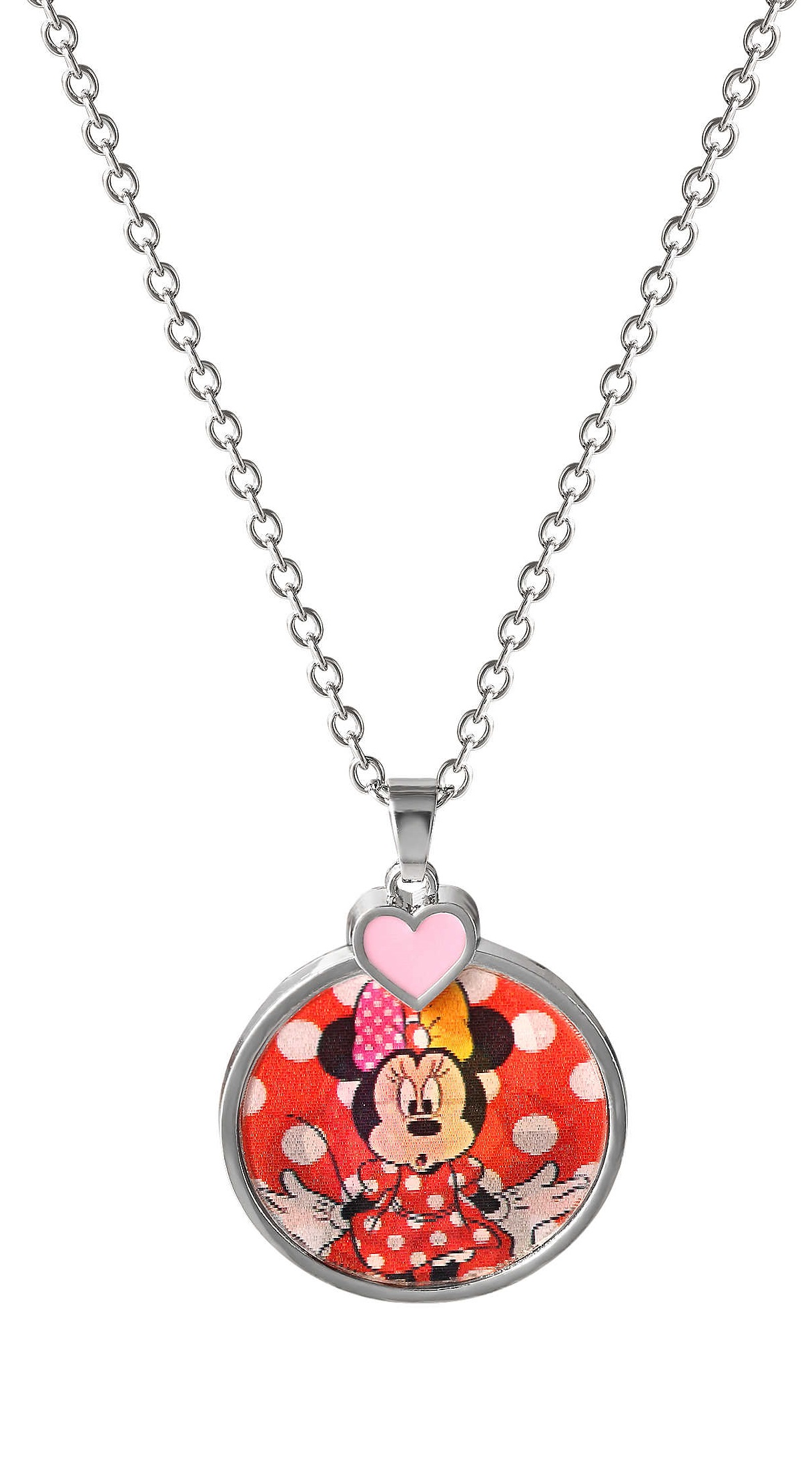 Disney Slušivý dievčenský náhrdelník Minnie Mouse NH00544RL-16