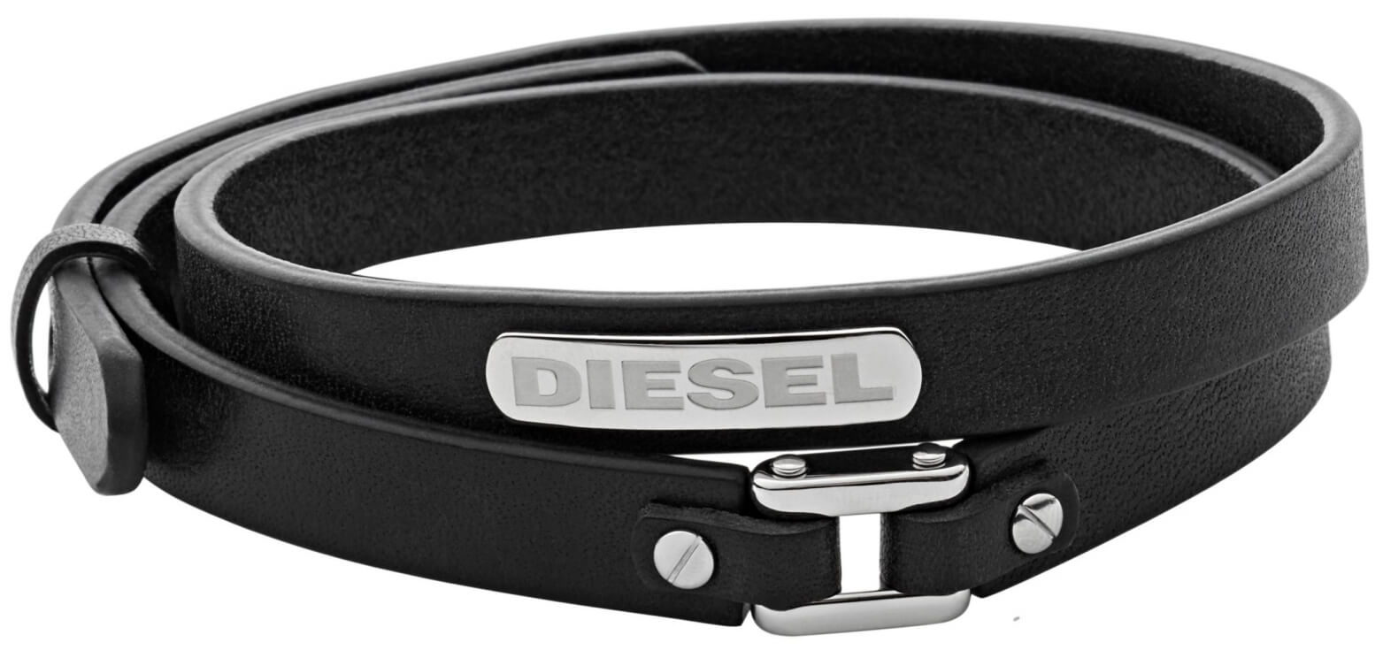 Diesel Dupla bőr karkötő DX0971040