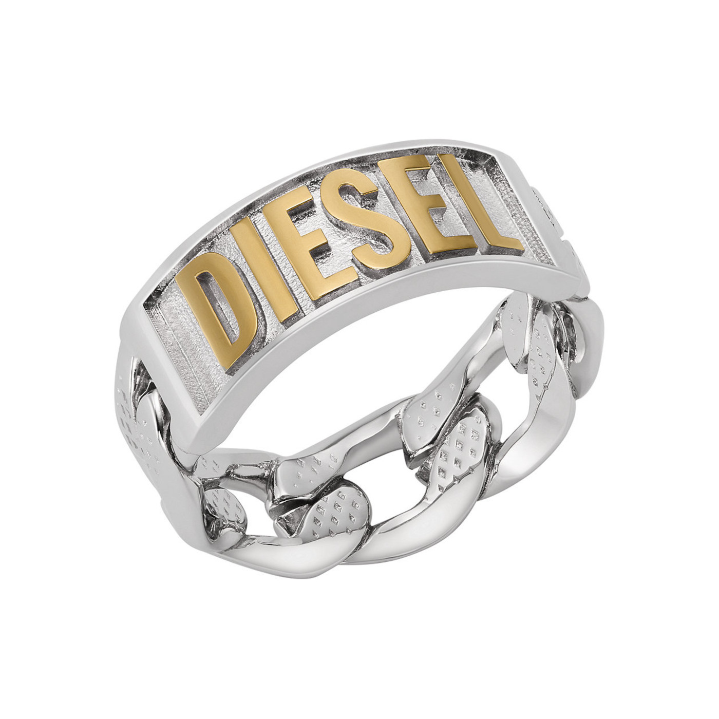 Levně Diesel Stylový ocelový pánský prsten DX1420931 62 mm