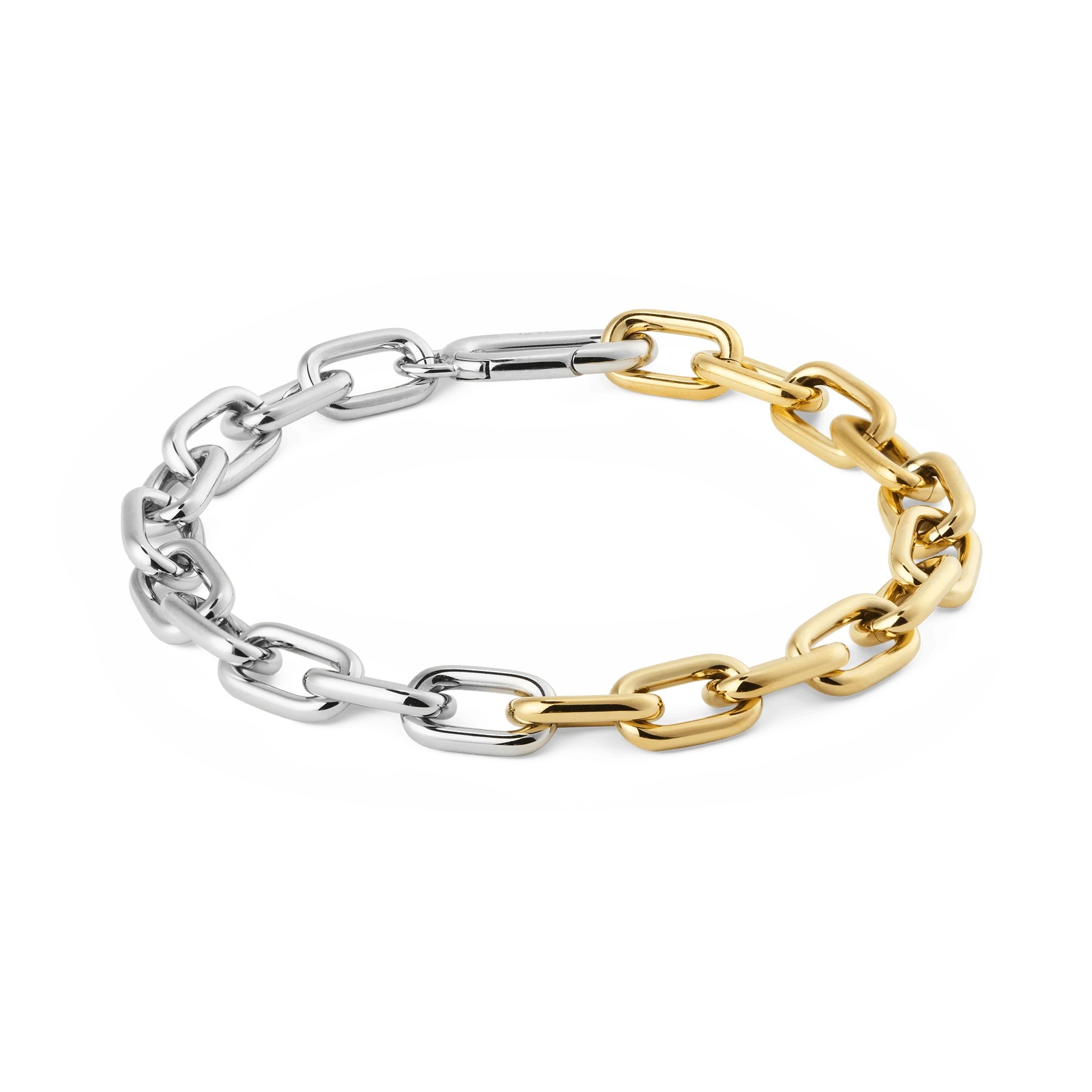 Daniel Wellington Dámsky bicolor náramok Contrast Link DW004019 18,5 cm