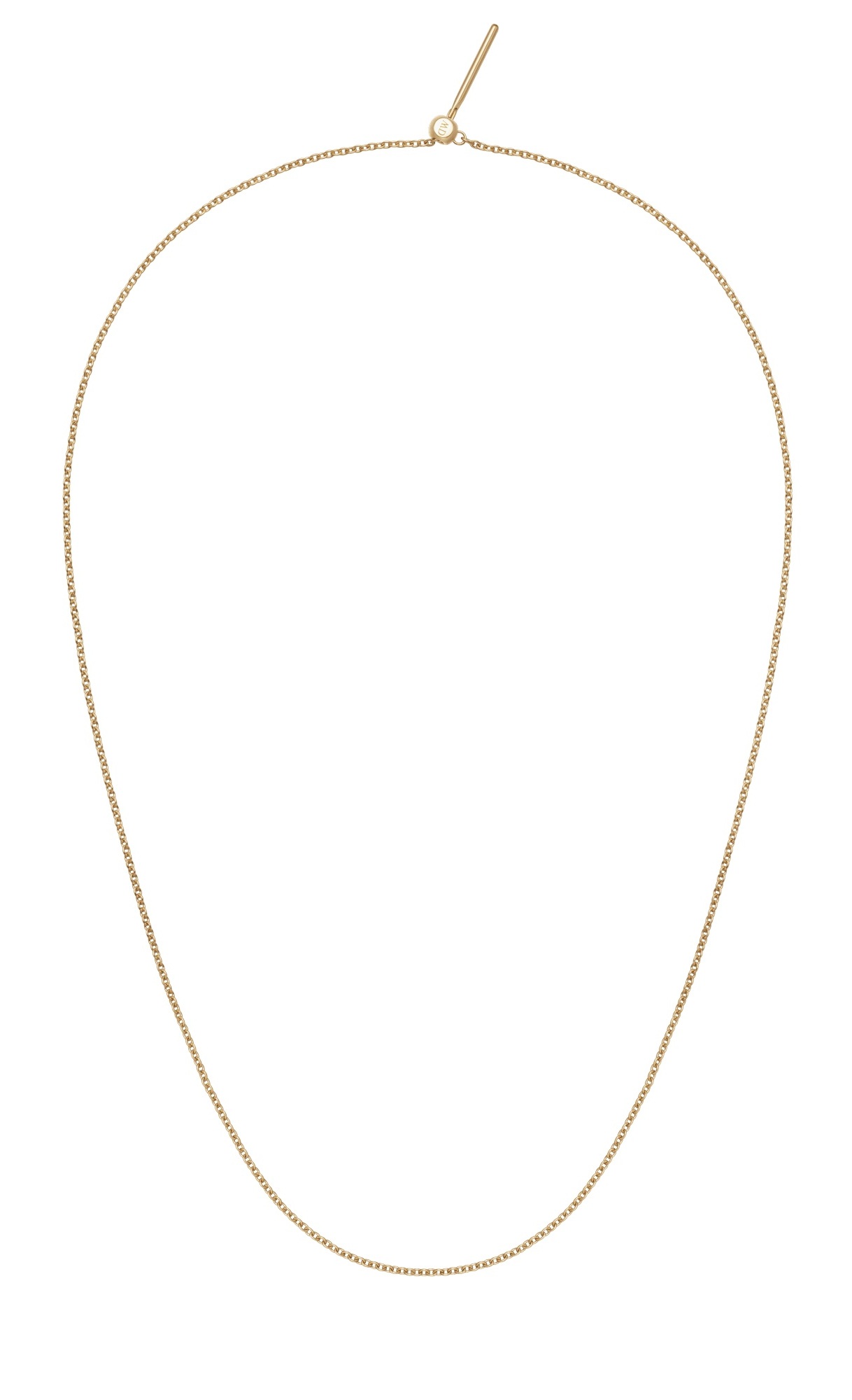 Daniel Wellington Jemný pozlacený řetízek Rolo Charms DW00400397