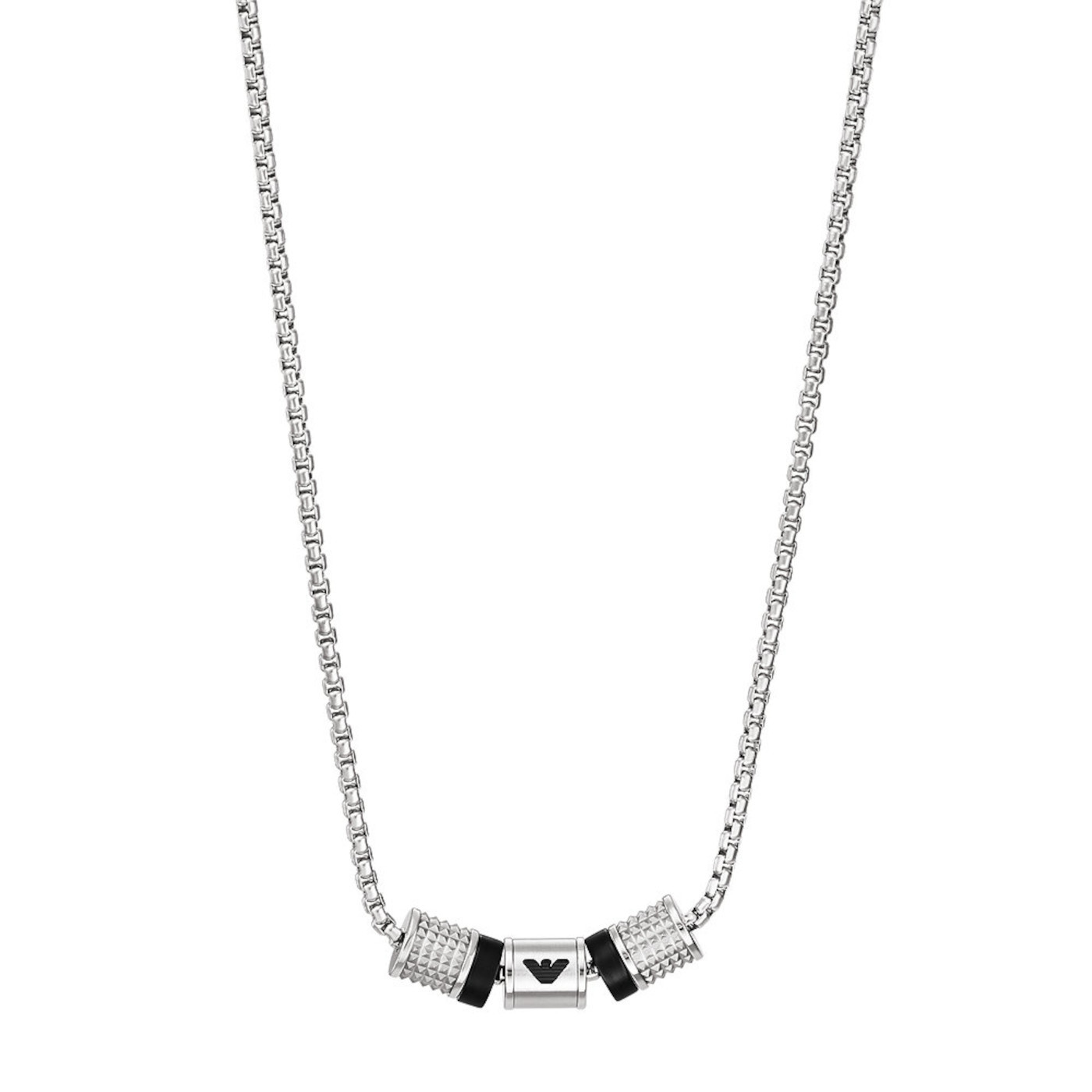 Emporio Armani Moderní pánský ocelový náhrdelník EGS2998040