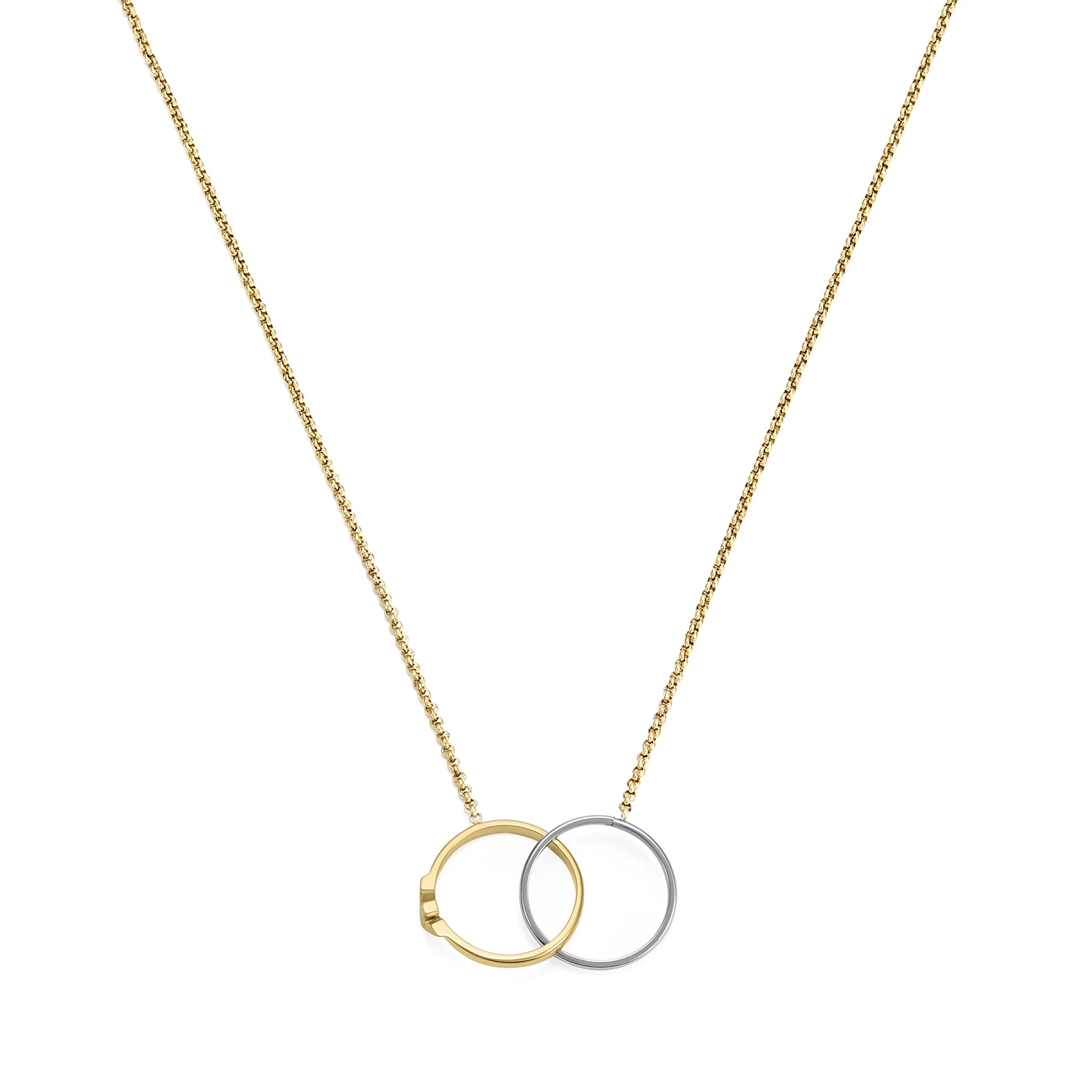 Emporio Armani Pánsky bicolor náhrdelník EGS3231710