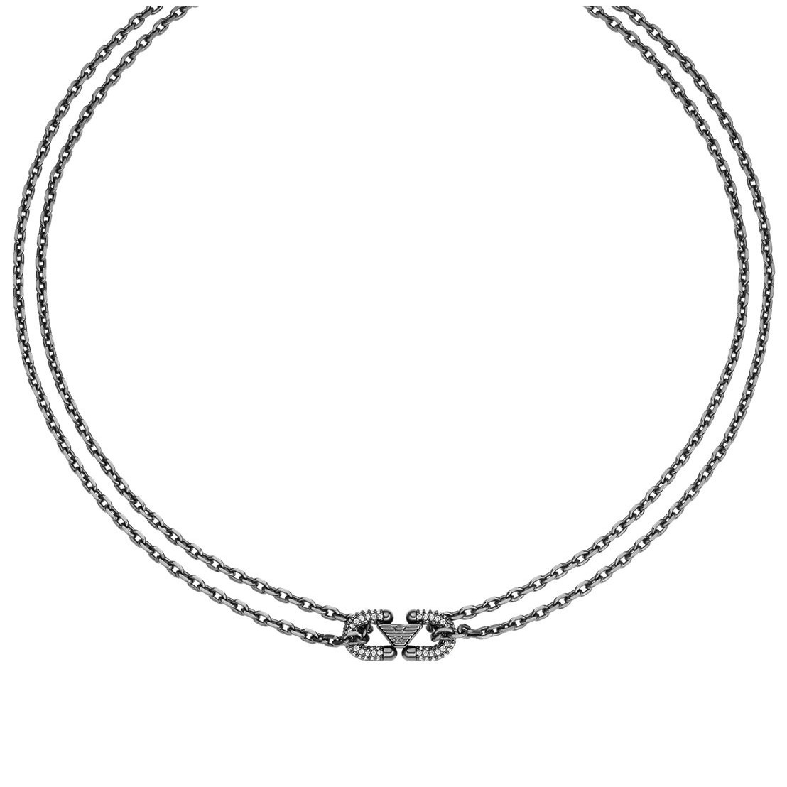 Emporio Armani Pánský náhrdelník s krystaly EGS3292001