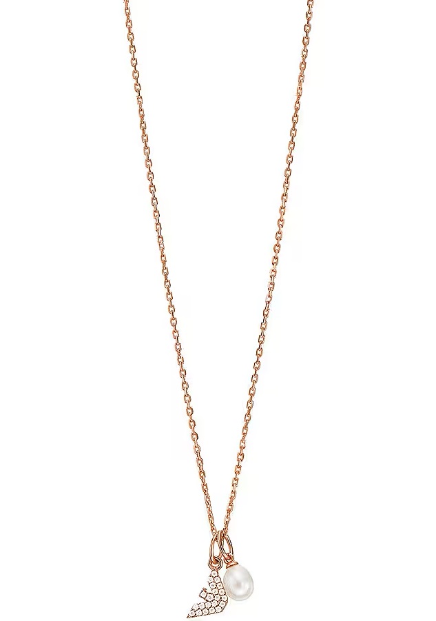 Emporio Armani -  Stylový bronzový náhrdelník se zirkony EG3573221