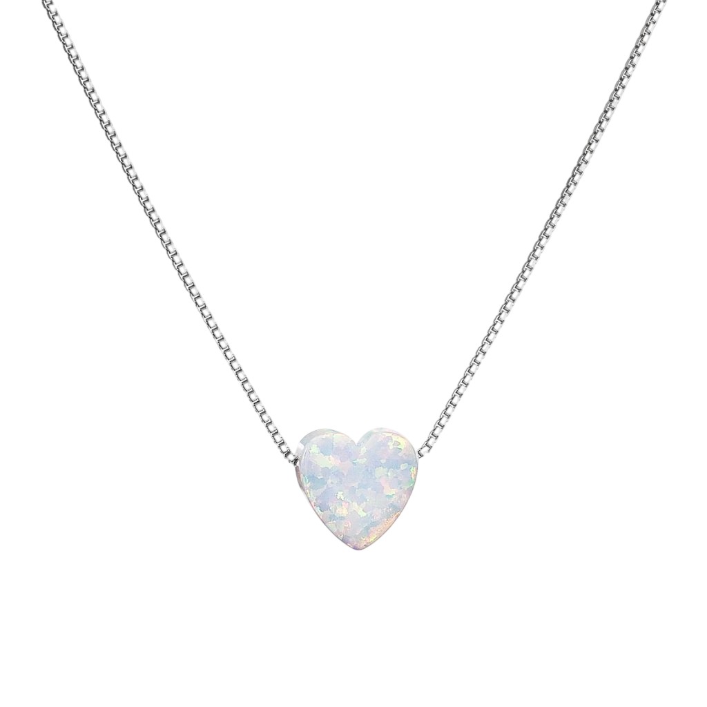 Evolution Group - Pavona Romantický náhrdelník se syntetickým opálem 12048.1