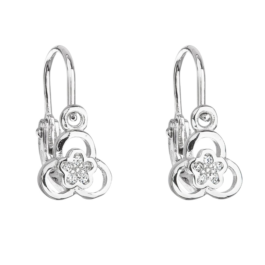 Evolution Group - Pavona Stříbrné dětské náušnice se zirkonem 11171.1