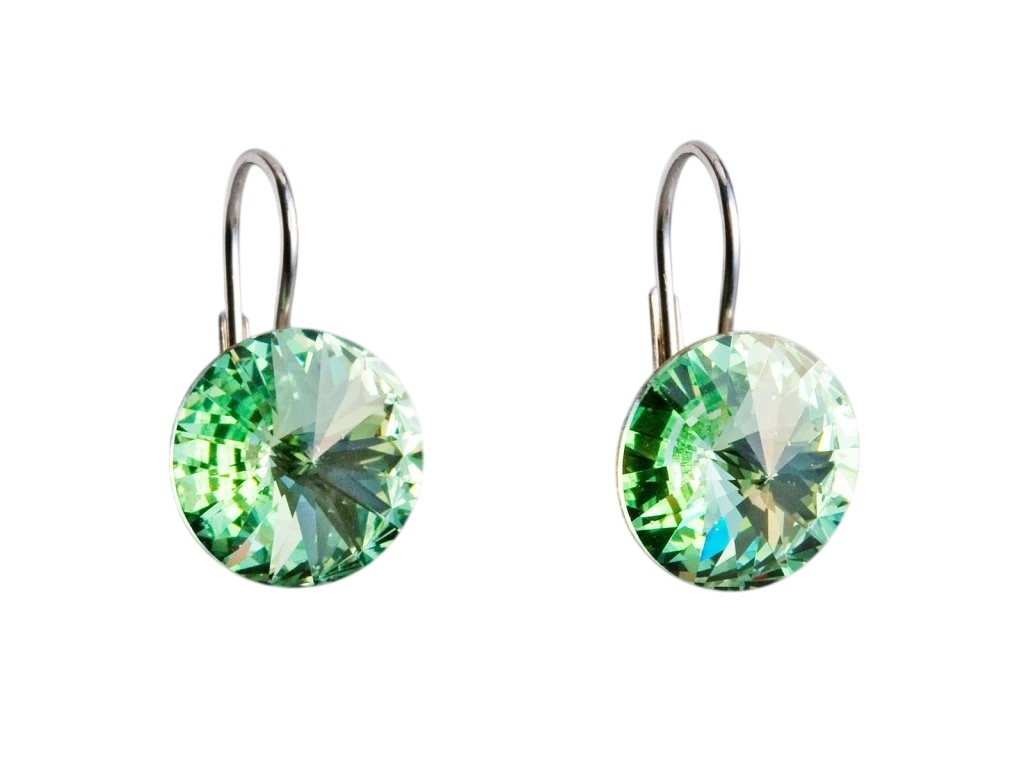 Evolution Group - Pavona Stříbrné náušnice 31106.3 chrysolite