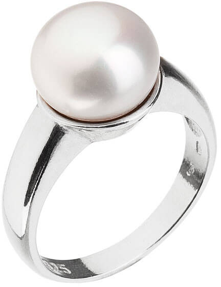 Evolution Group Stříbrný perlový prsten Pavona 25001.1 54 mm