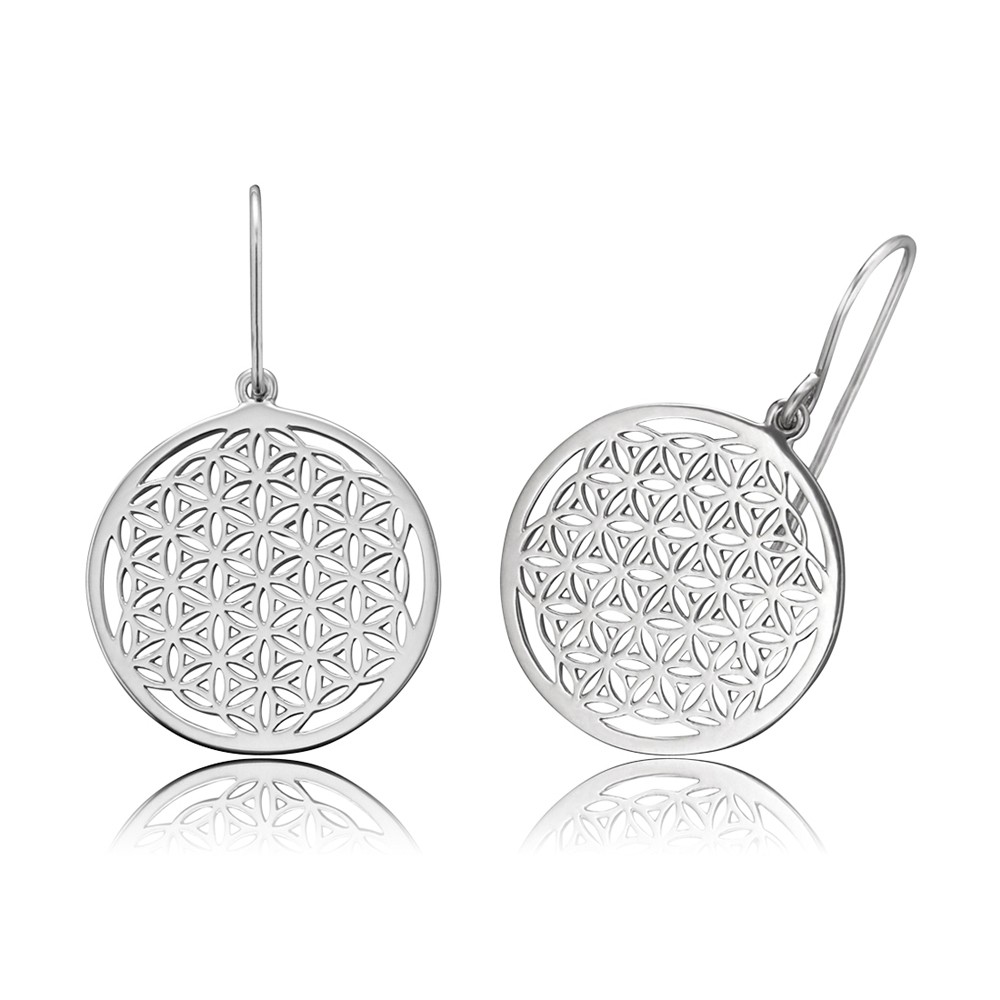 Engelsrufer Stříbrné náušnice Květ života ERE-LIFL