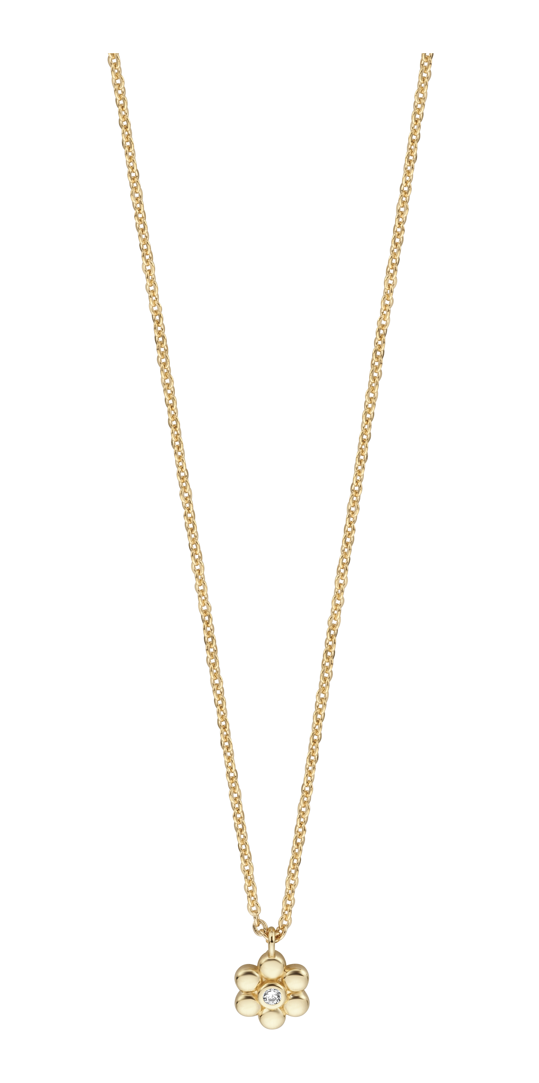 Esprit Něžný pozlacený náhrdelník s květinou ESNL01741242