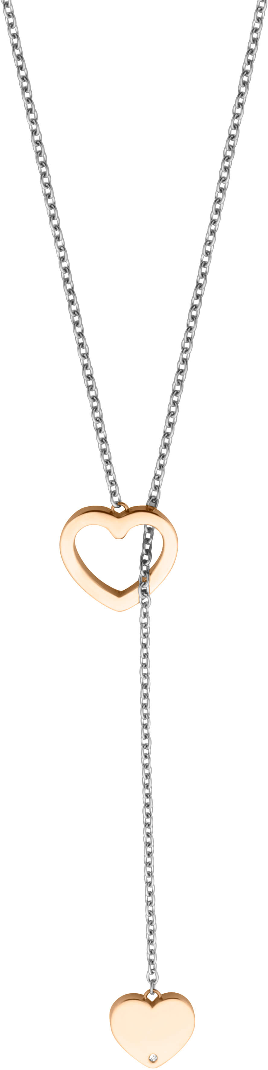 Esprit Srdiečkový oceľový náhrdelník ESNL00892270.