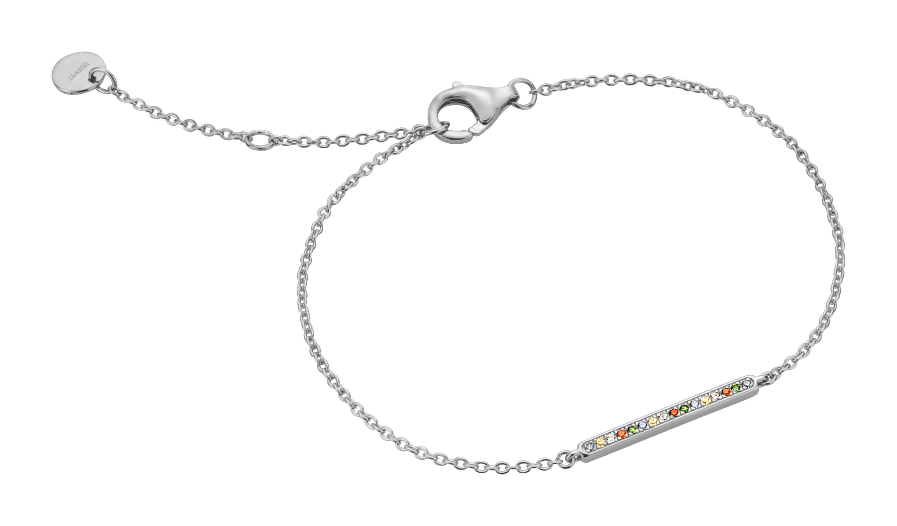 Esprit Stříbrný náramek s krystaly Joline ESBR01101117
