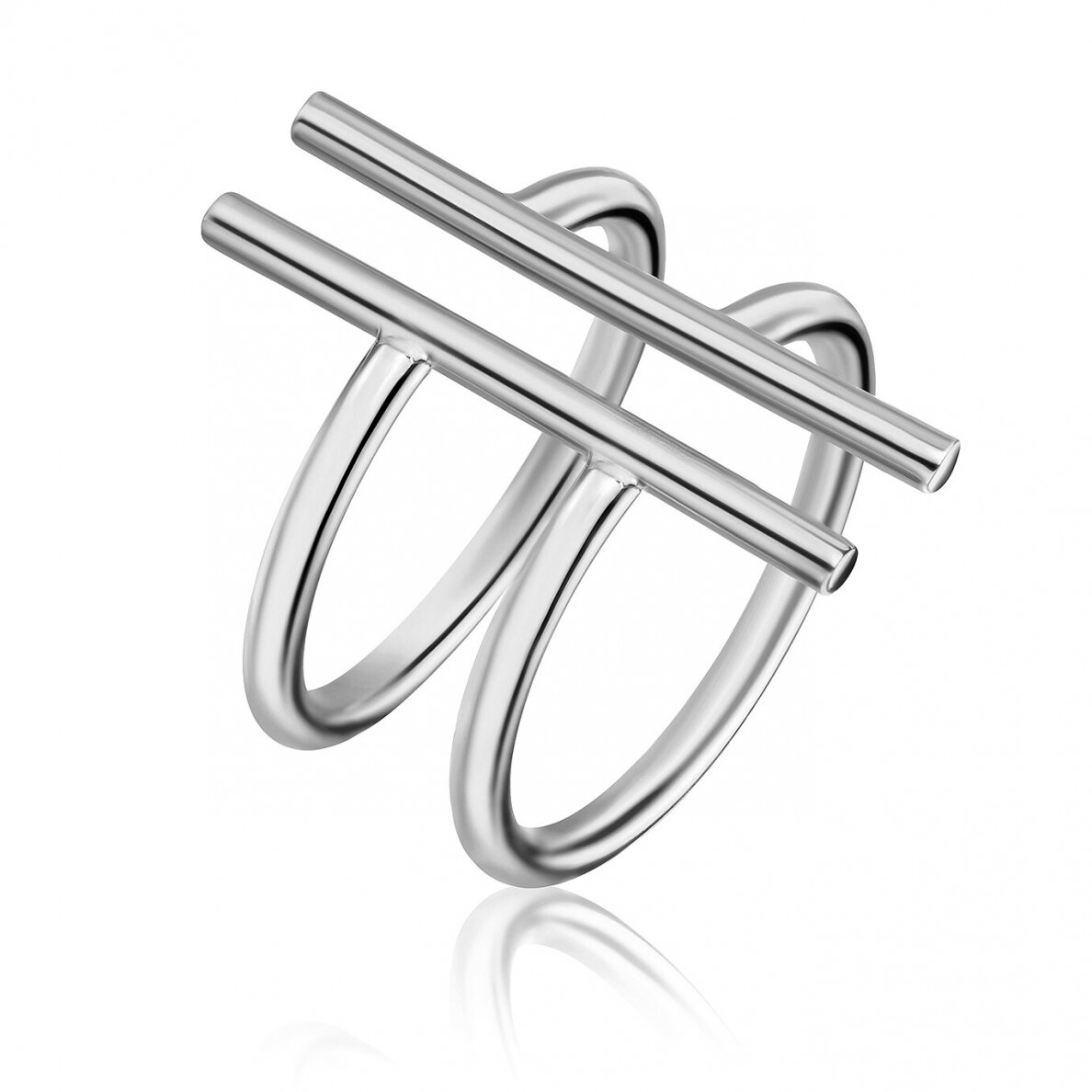 Emily Westwood Designový otevřený ocelový prsten WR1033S