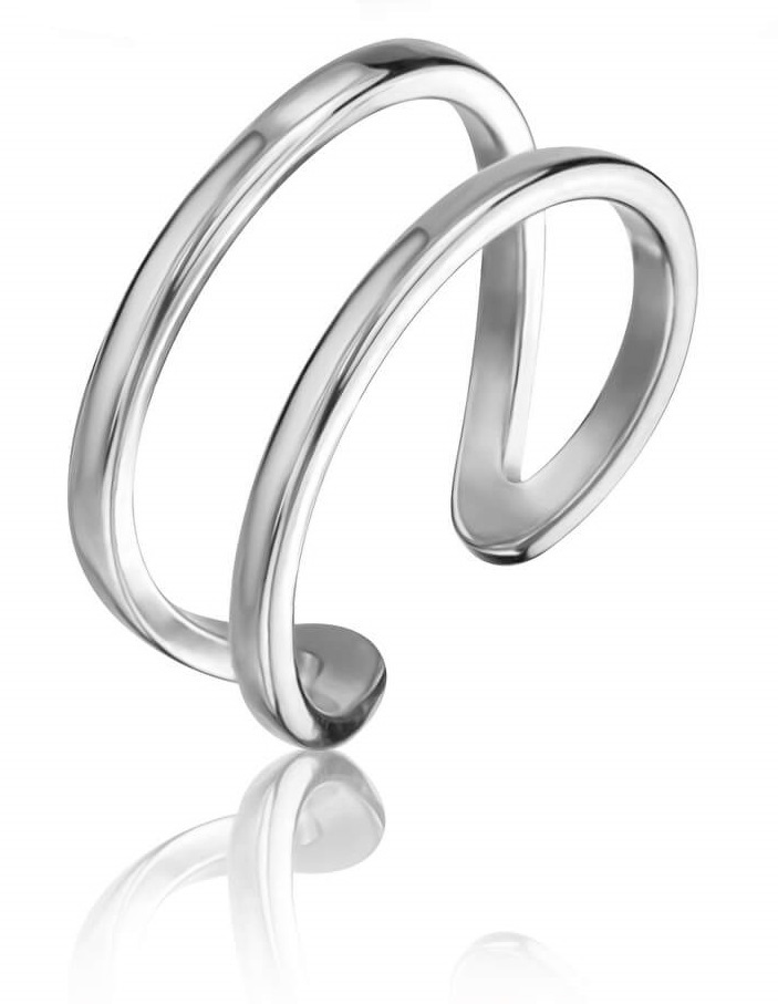 Levně Emily Westwood Minimalistický ocelový prsten WR1008S