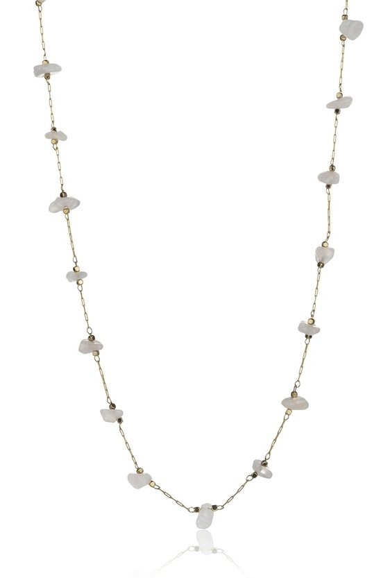 Levně Emily Westwood Půvabný pozlacený náhrdelník Amara EWN23032G