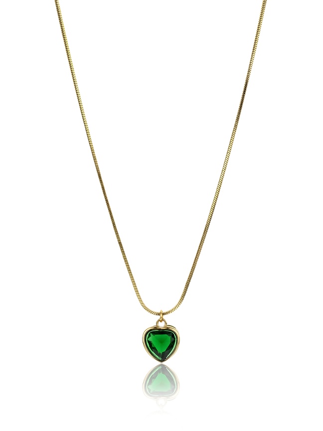 Emily Westwood Půvabný pozlacený náhrdelník se zirkonem Kamila EWN23072G