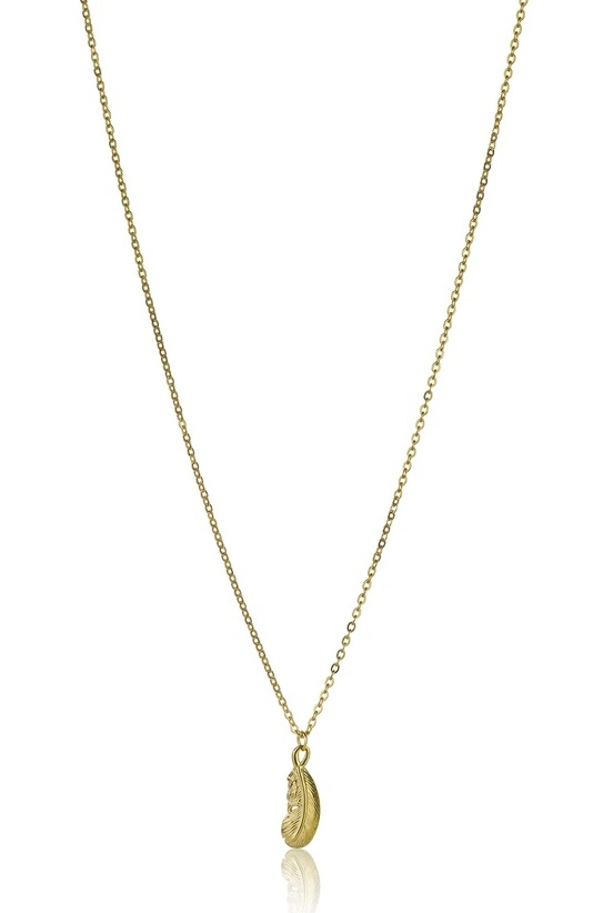 Levně Emily Westwood Slušivý pozlacený náhrdelník z oceli Summer EWN23031G
