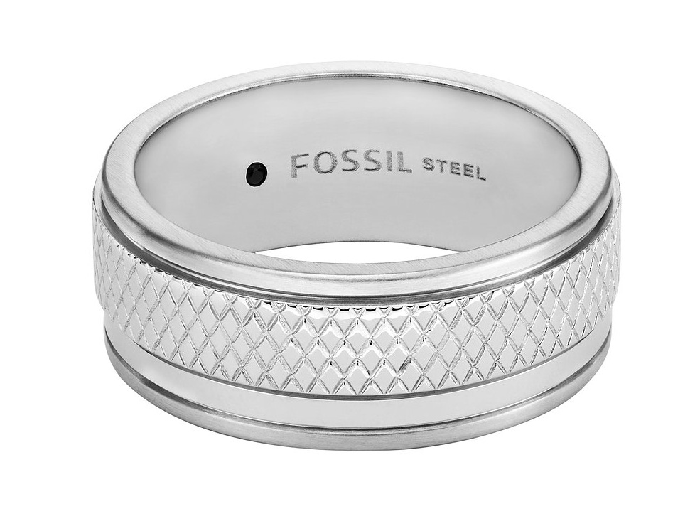 Fossil Pánský ocelový prsten Knox JF04768040 67 mm