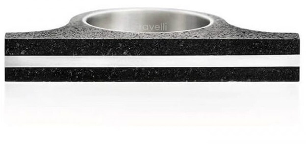 Gravelli Extravagantní betonový prsten Omega Steel GJRUSSG006 50 mm