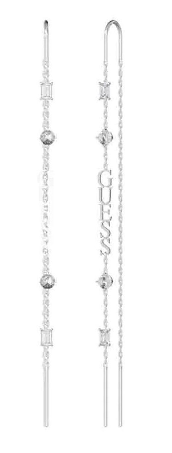 Guess Dlouhé náušnice s krystaly Crazy Earrings JUBE03297JWRHT/U