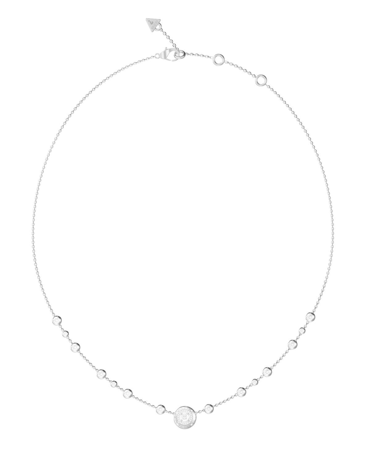 Guess Elegantný oceľový náhrdelník Sparks JUBN06283JWRHT/U