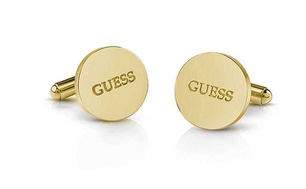 Guess Elegantní pozlacené manžetové knoflíčky UMC79001 + 2 měsíce na vrácení zboží