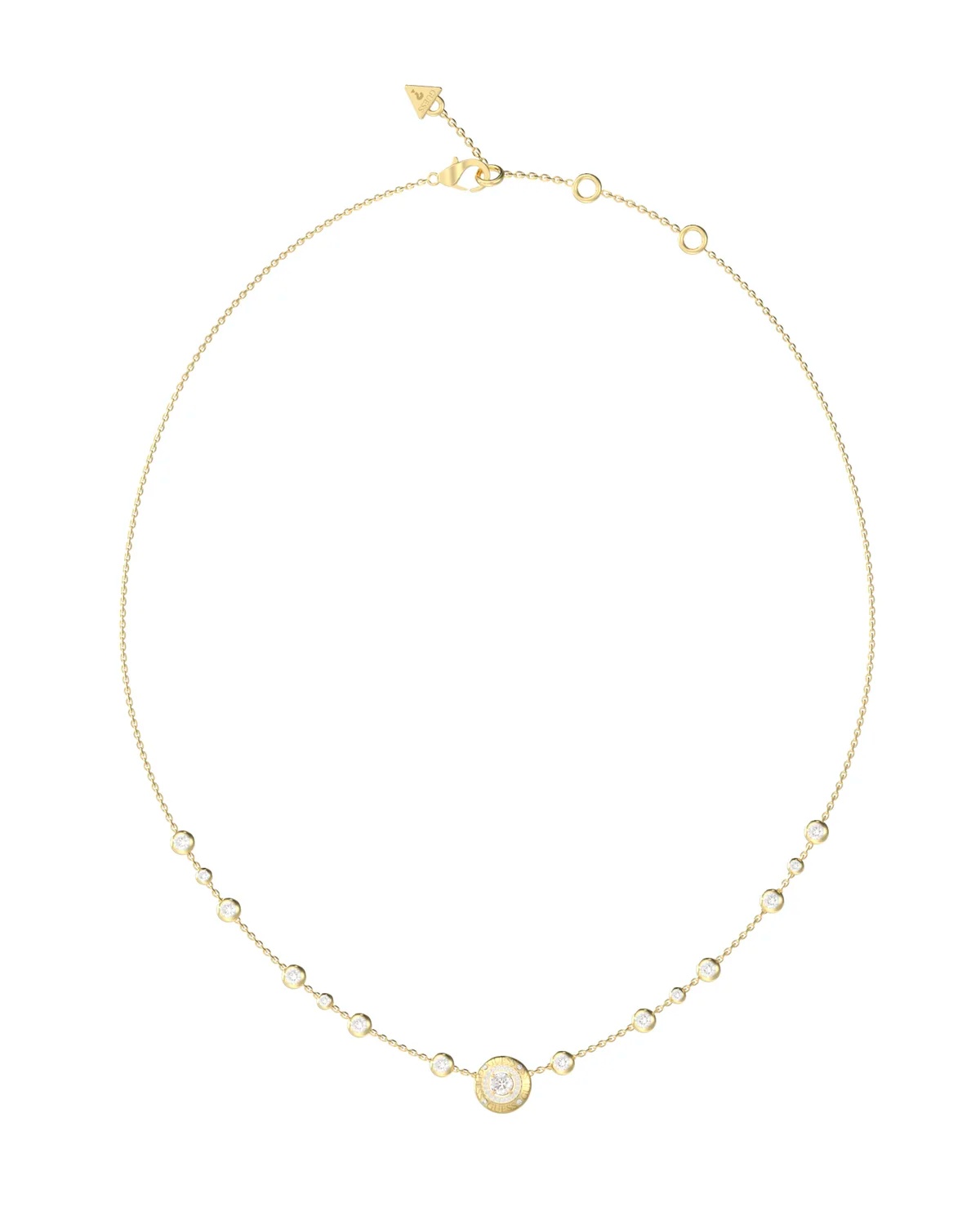 Guess Elegantný pozlátený náhrdelník Sparks JUBN06283JWYGT/U