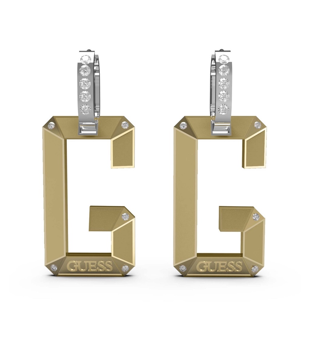 Guess -  Luxusní pozlacené náušnice s přívěsky G-Shades JUBE01469JWRHYGT/U