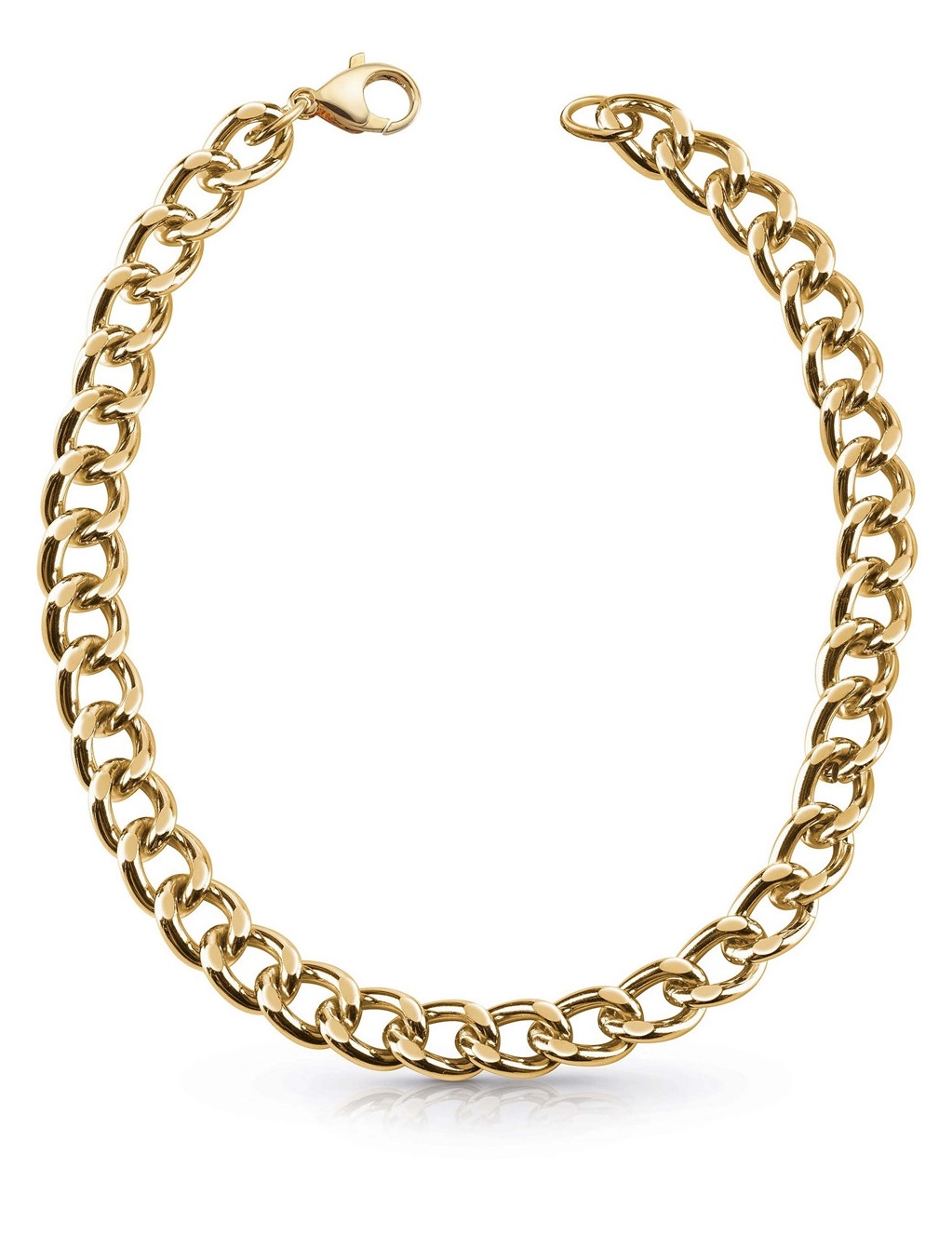 Guess -  Masivní pozlacený náhrdelník z oceli Enchainted JUBN01371JWYGT/U