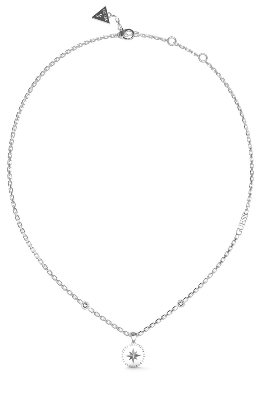 Guess Moderní ocelový náhrdelník Monete JUBN02201JWRHT/U