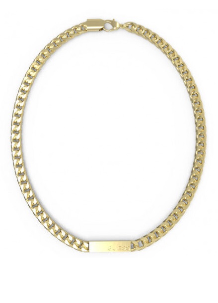 Guess Nadčasový pozlacený náhrdelník X Logo JUXN03005JWYGT/U