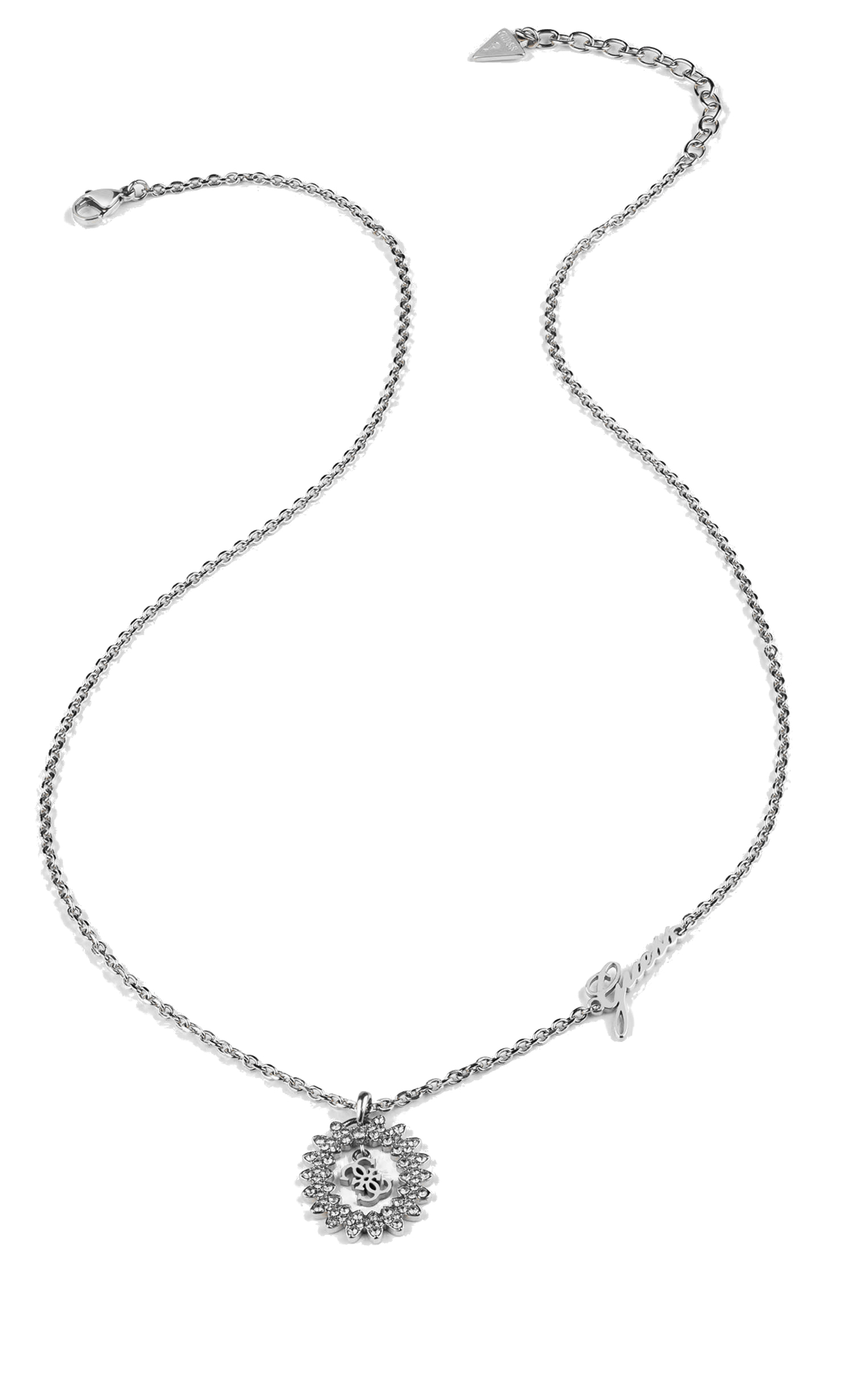 Guess Nádherný oceľový náhrdelník Re-leaf JUBN01331JWRHT/U
