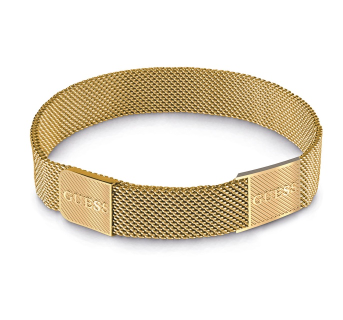Guess Pánský pozlacený náramek Bond Street JUMB03027JWYGT-U
