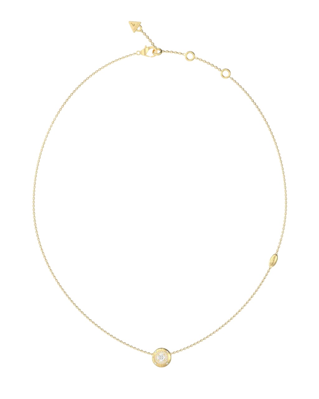 Guess Pôvabný pozlátený náhrdelník Sparks JUBN06287JWYGT/U