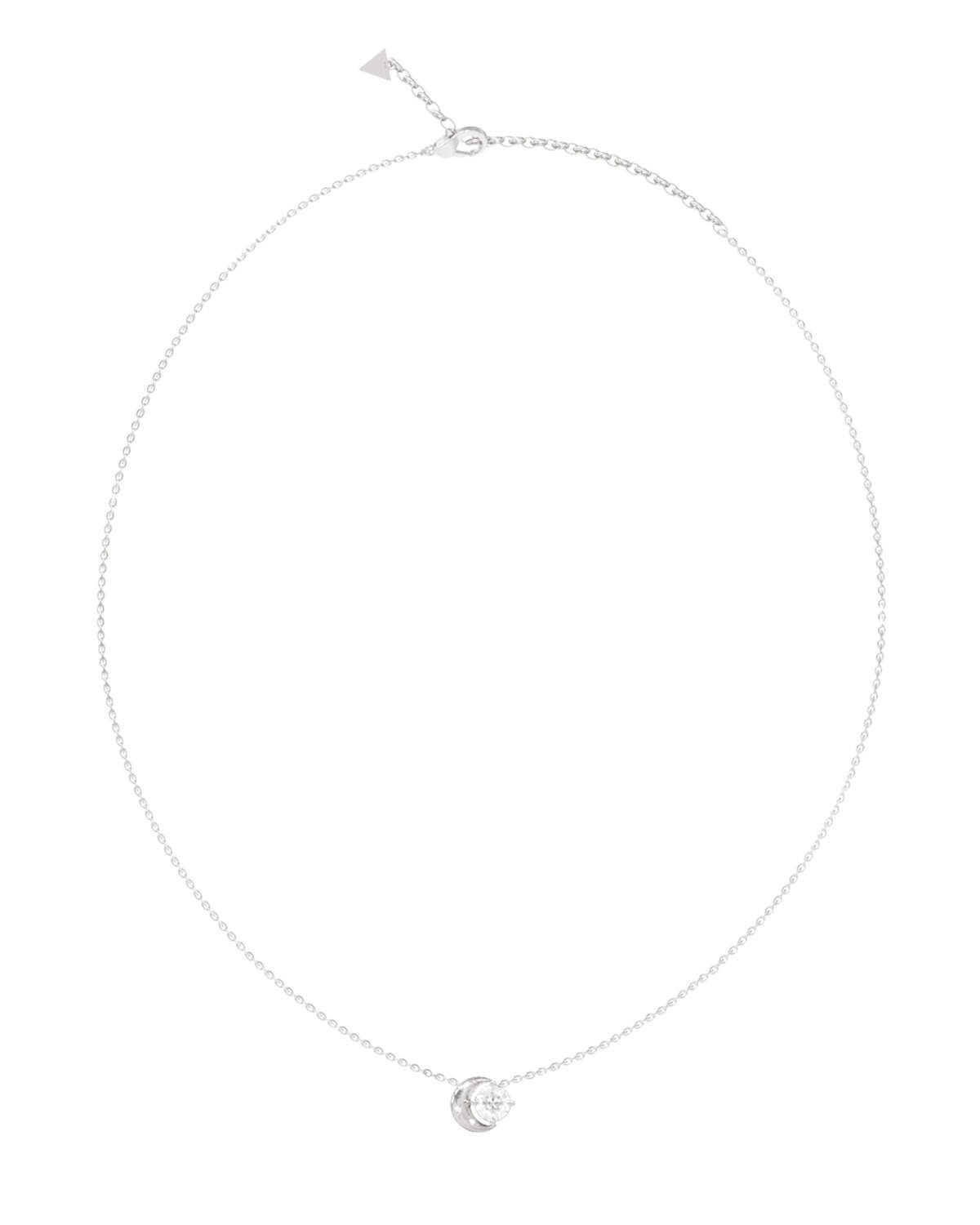 Guess Slušivý náhrdelník s mesiacom Aurora JUBN06232JWRHT/U