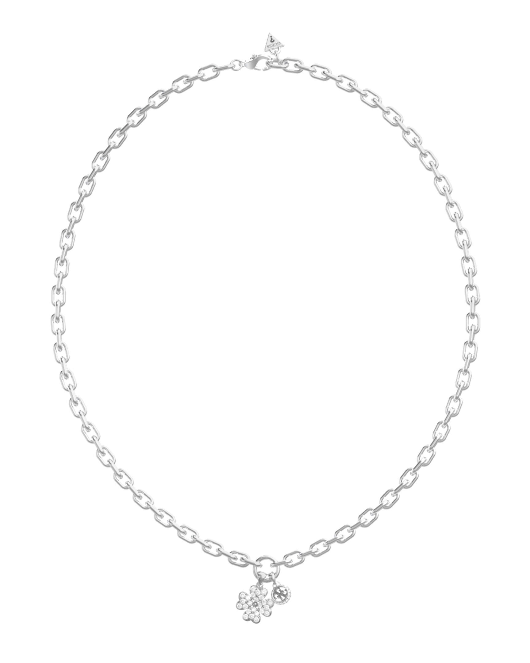 Guess Slušivý ocelový náhrdelník Love Bites JUBN06043JWRHT/U