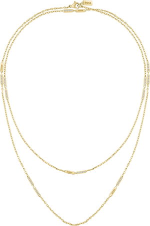 Hugo Boss Krásný pozlacený náhrdelník Larya 1580449