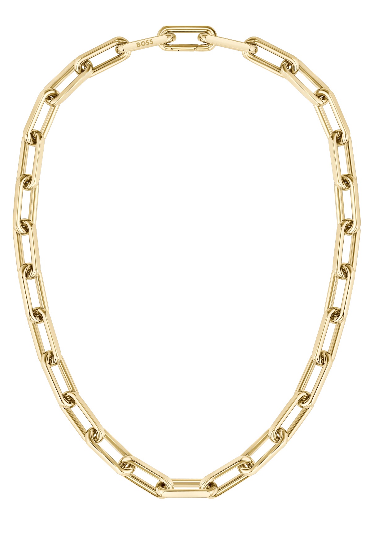 Hugo Boss Masívny pozlátený náhrdelník z ocele Halia 1580579